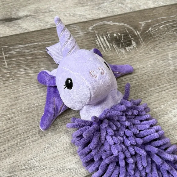 Norwex Kids Pet to Dry Chenille Hand Towel in the Lavender Unicorn - Picture 2 of 3